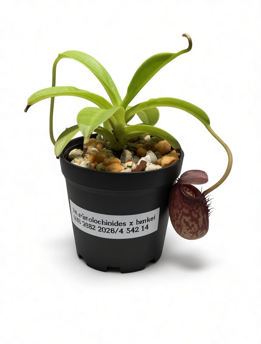 Nepenthes Lortolochioides x Burkei Plant free 3D printable STL