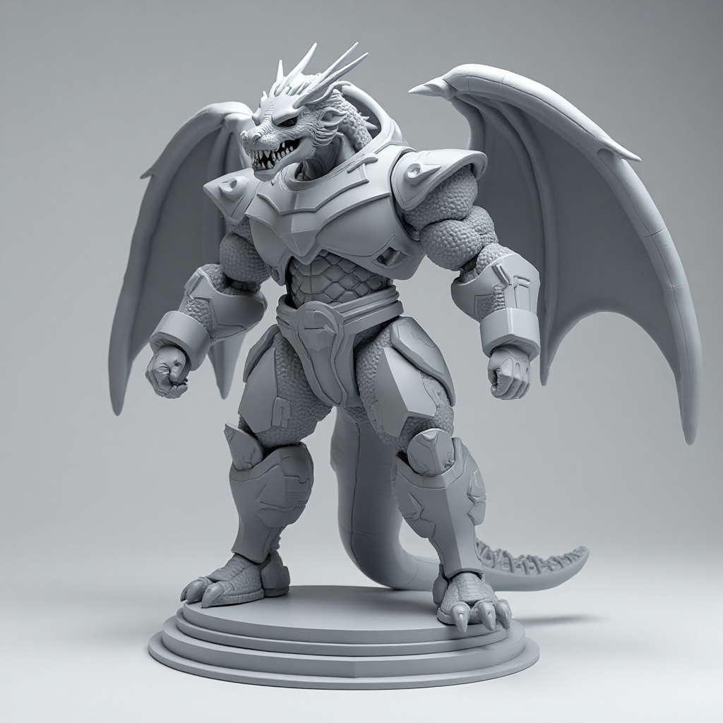 Dragonzord Model free 3D printable STL