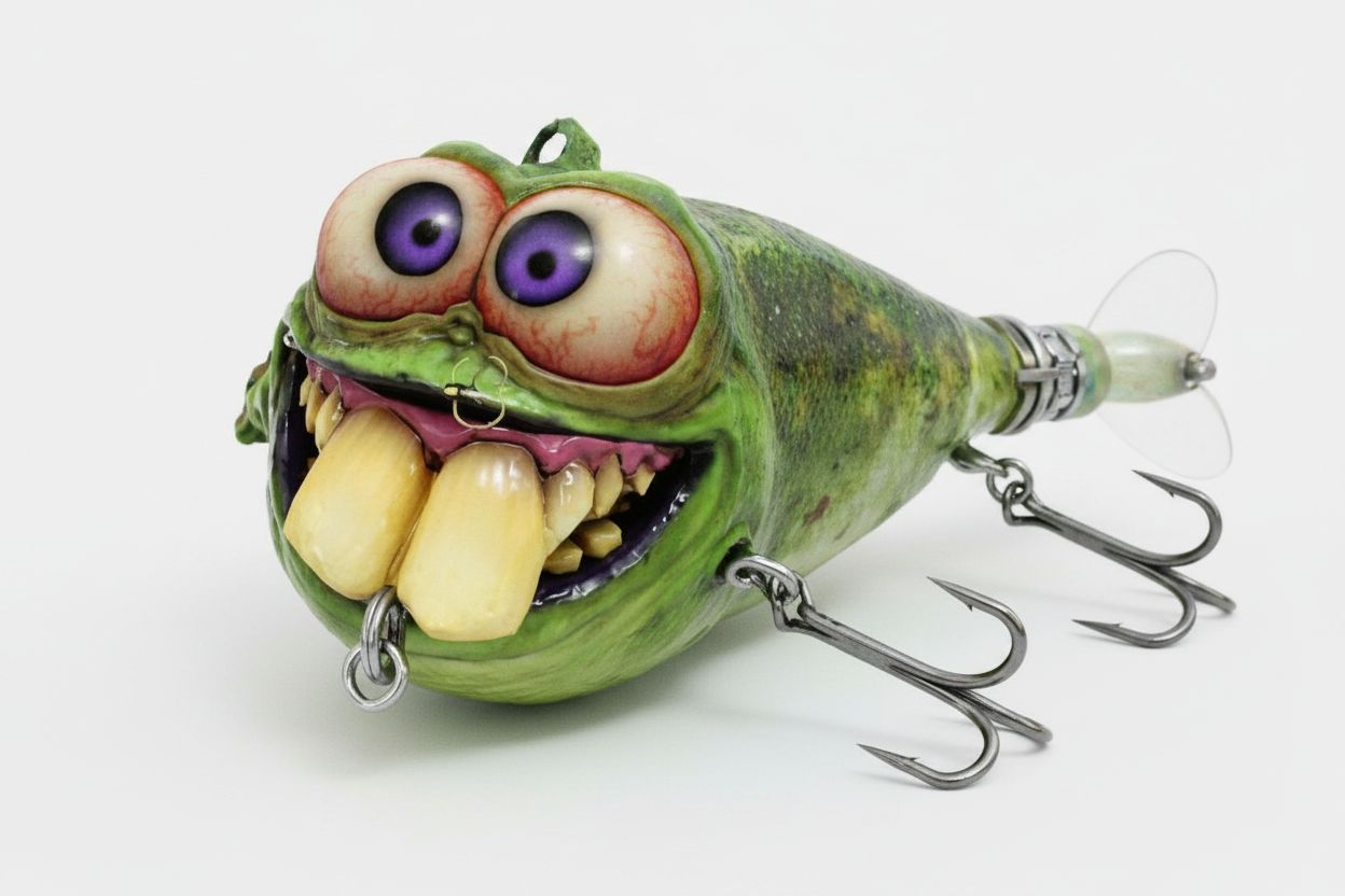 Funny Fishing Lure Figurine free 3D printable STL