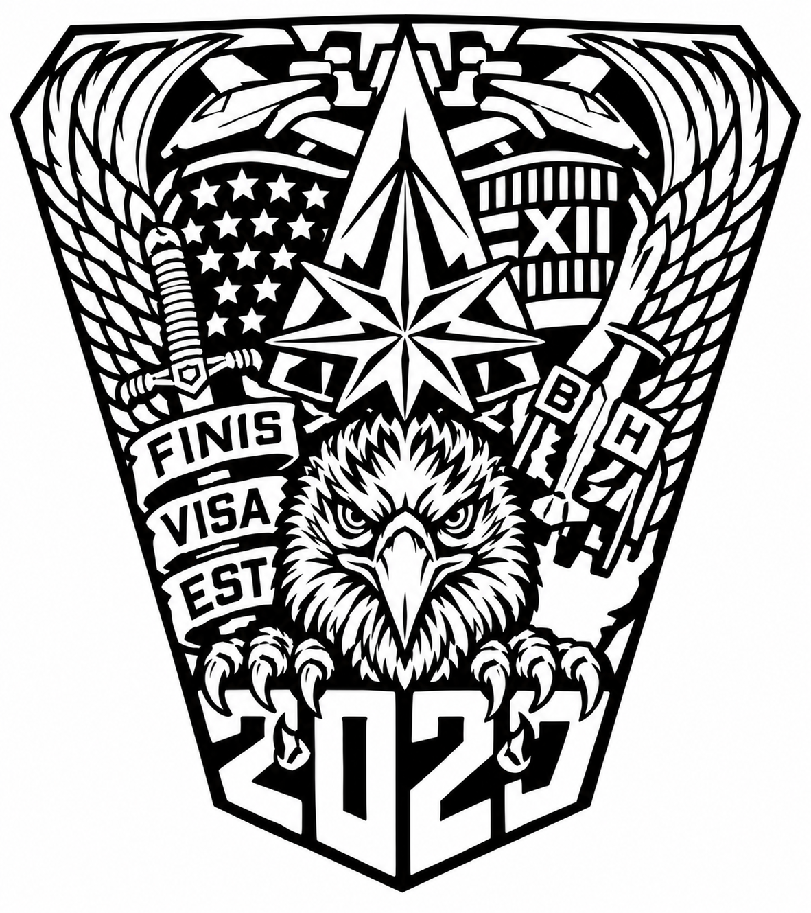 2023 Military Emblem free 3D printable STL