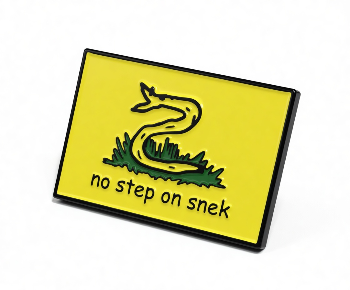 No Step On Snek Plaque free 3D printable STL