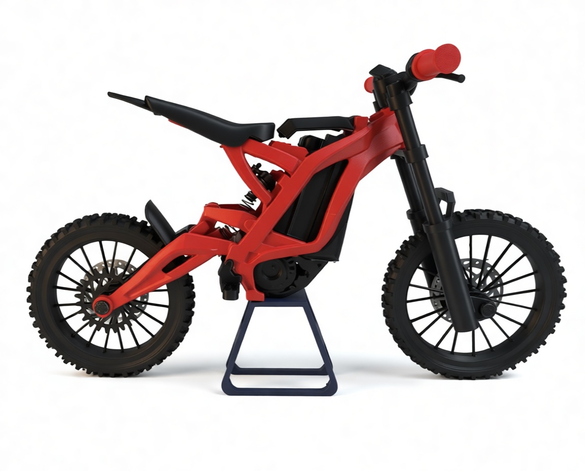 Electric Dirt Bike Model free 3D printable STL
