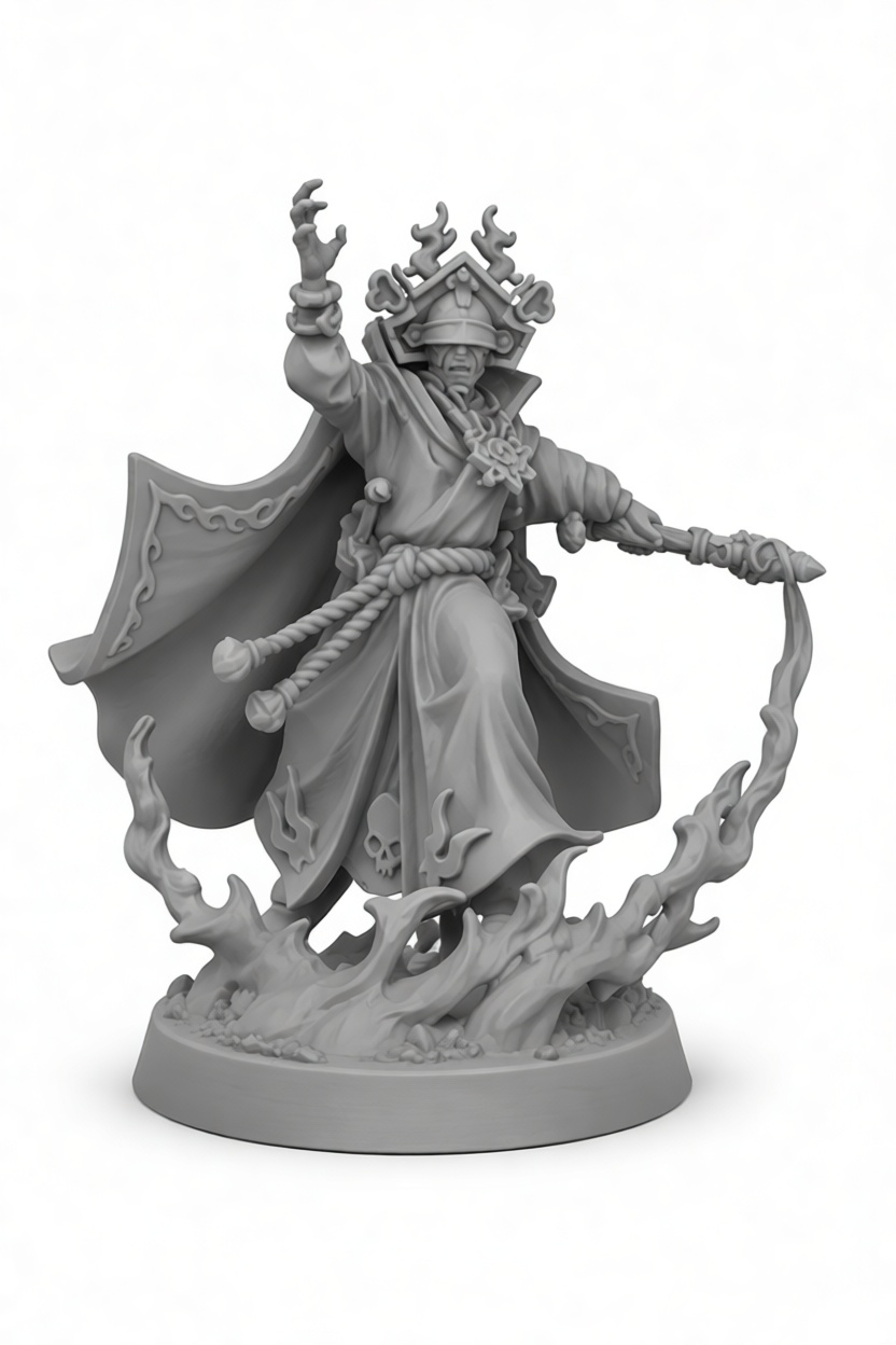 Onmyoji Sorcerer Figurine free 3D printable STL