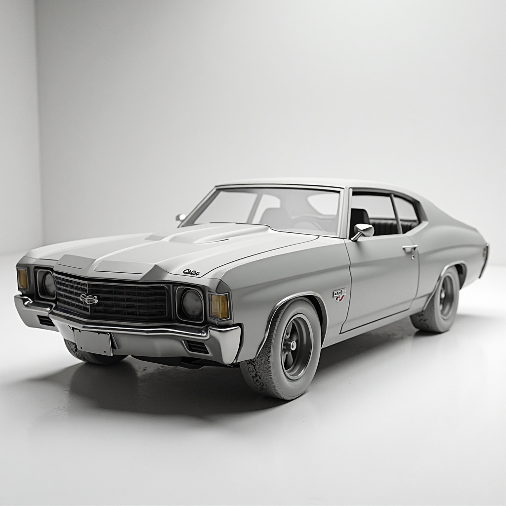 1972 Chevrolet Chevelle Body Model free 3D printable STL