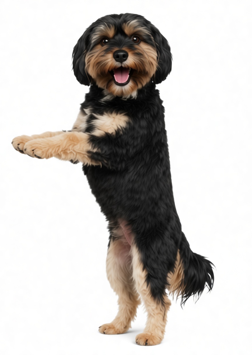Yorkiepoo Dog Figurine free 3D printable STL