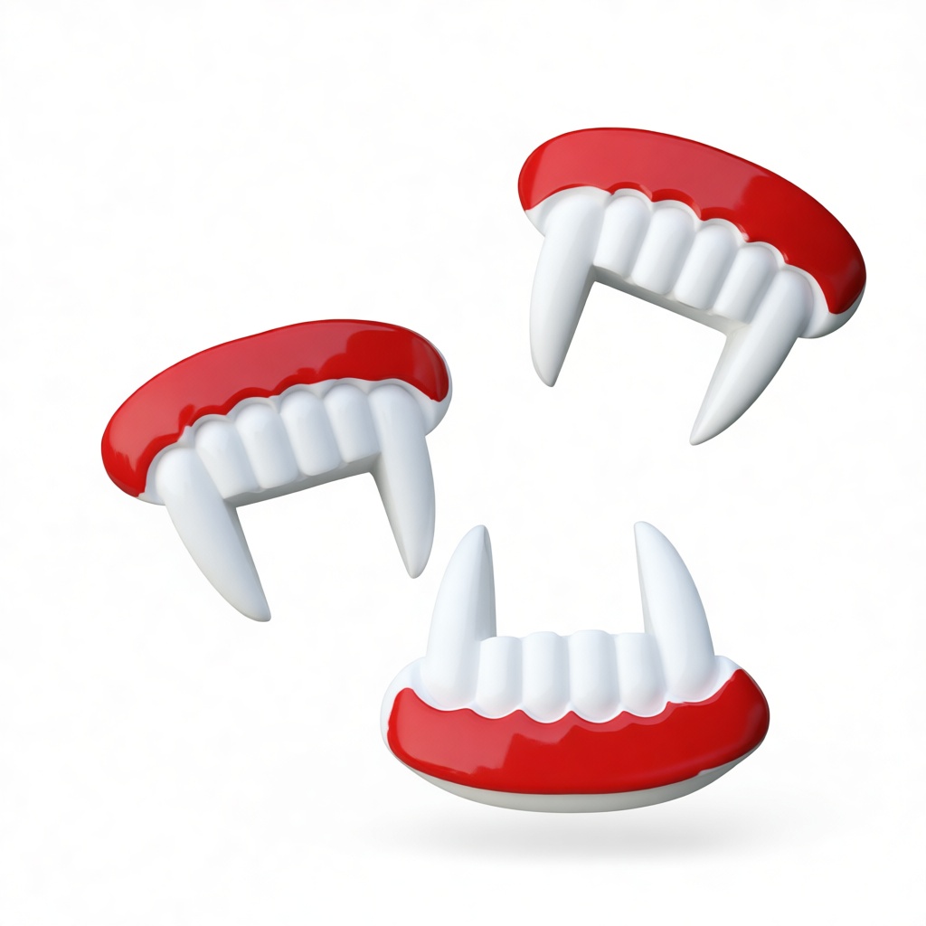 Vampire Fangs Set free 3D printable STL