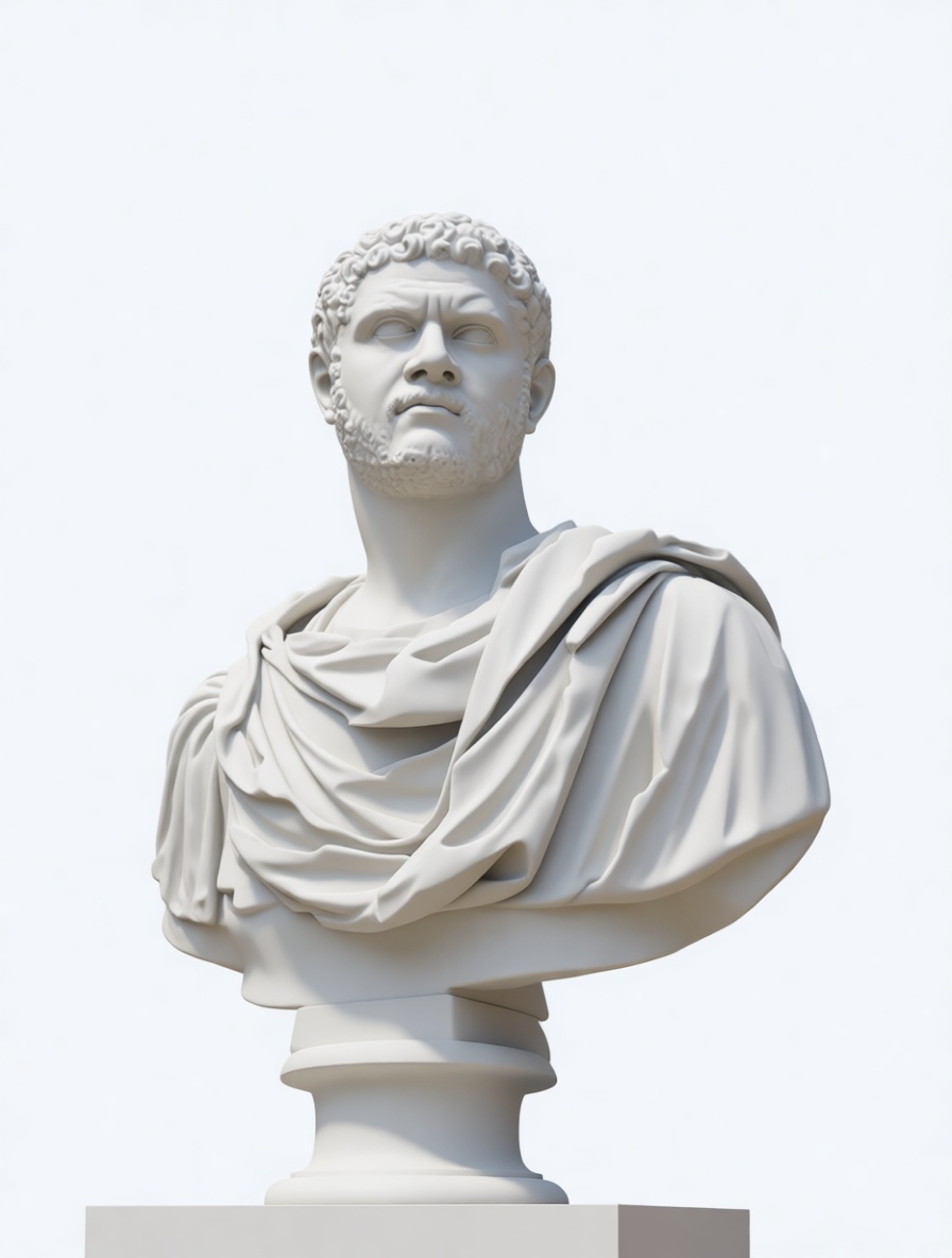 Caracalla Roman Bust free 3D printable STL