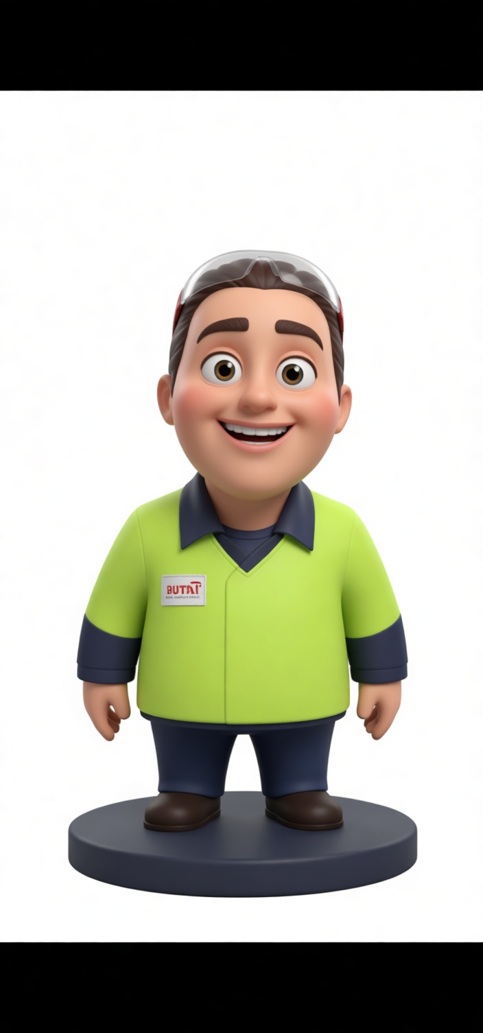 Smiling Worker Figurine free 3D printable STL