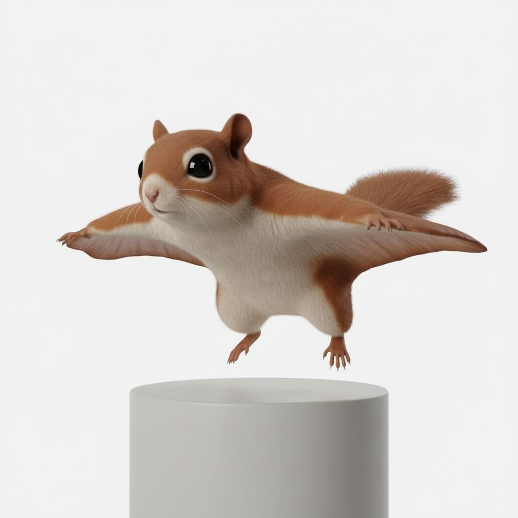 Flying Squirrel 3D Model free 3D printable STL