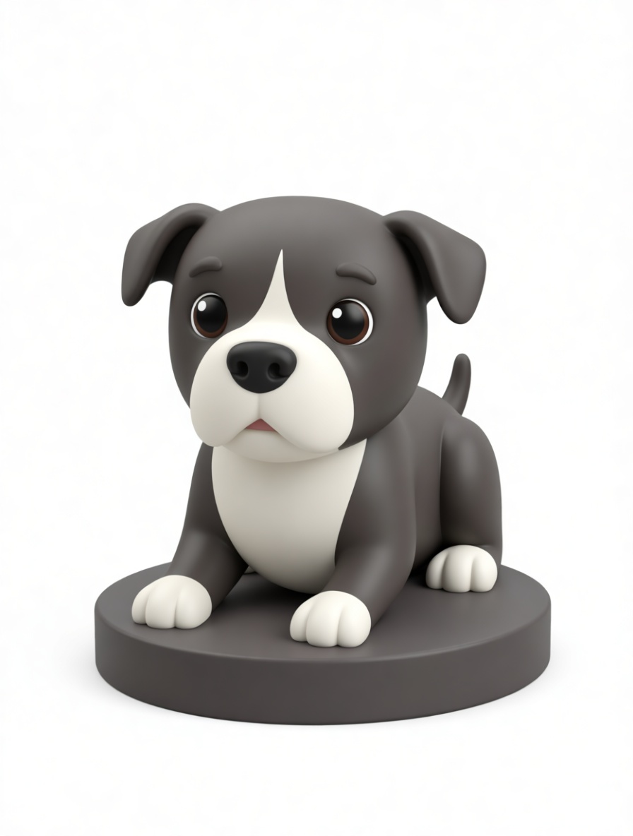 Staffordshire Bull Terrier Figurine free 3D printable STL