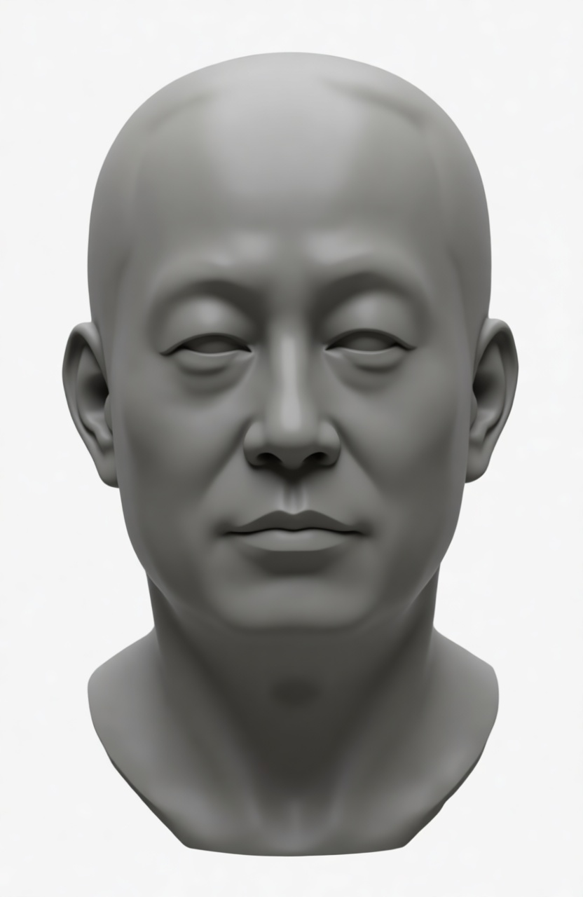 Asian Male Bust free 3D printable STL
