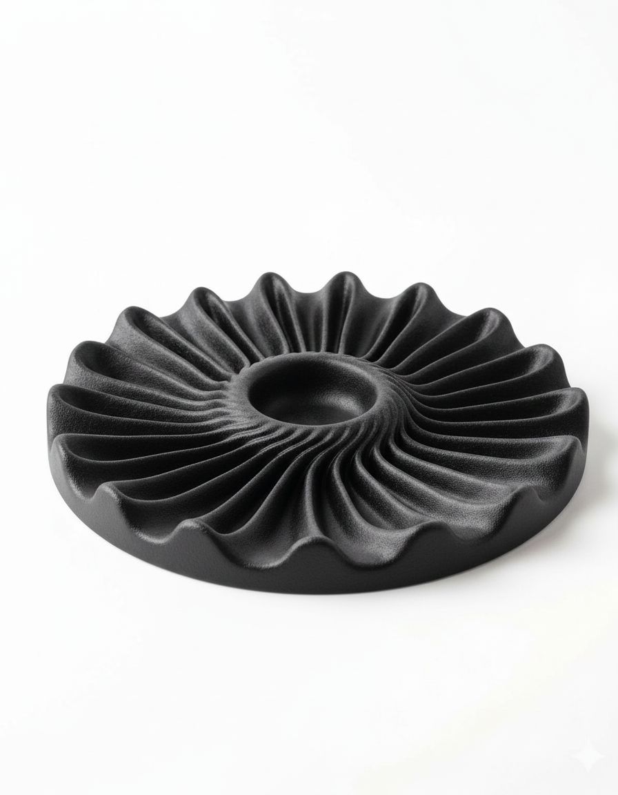 Wavy Circular Tray free 3D printable STL