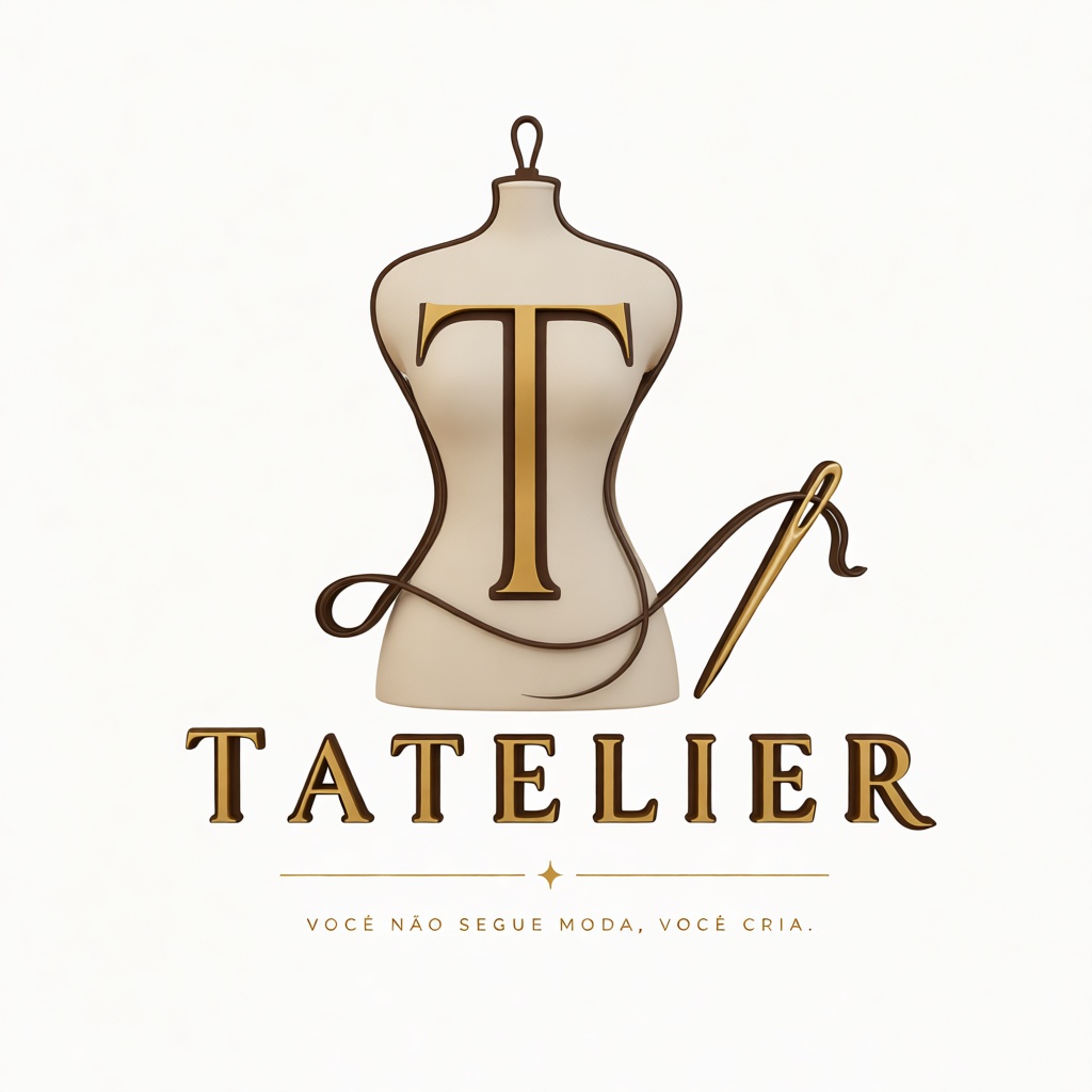 Tatelier Dress Form Logo free 3D printable STL