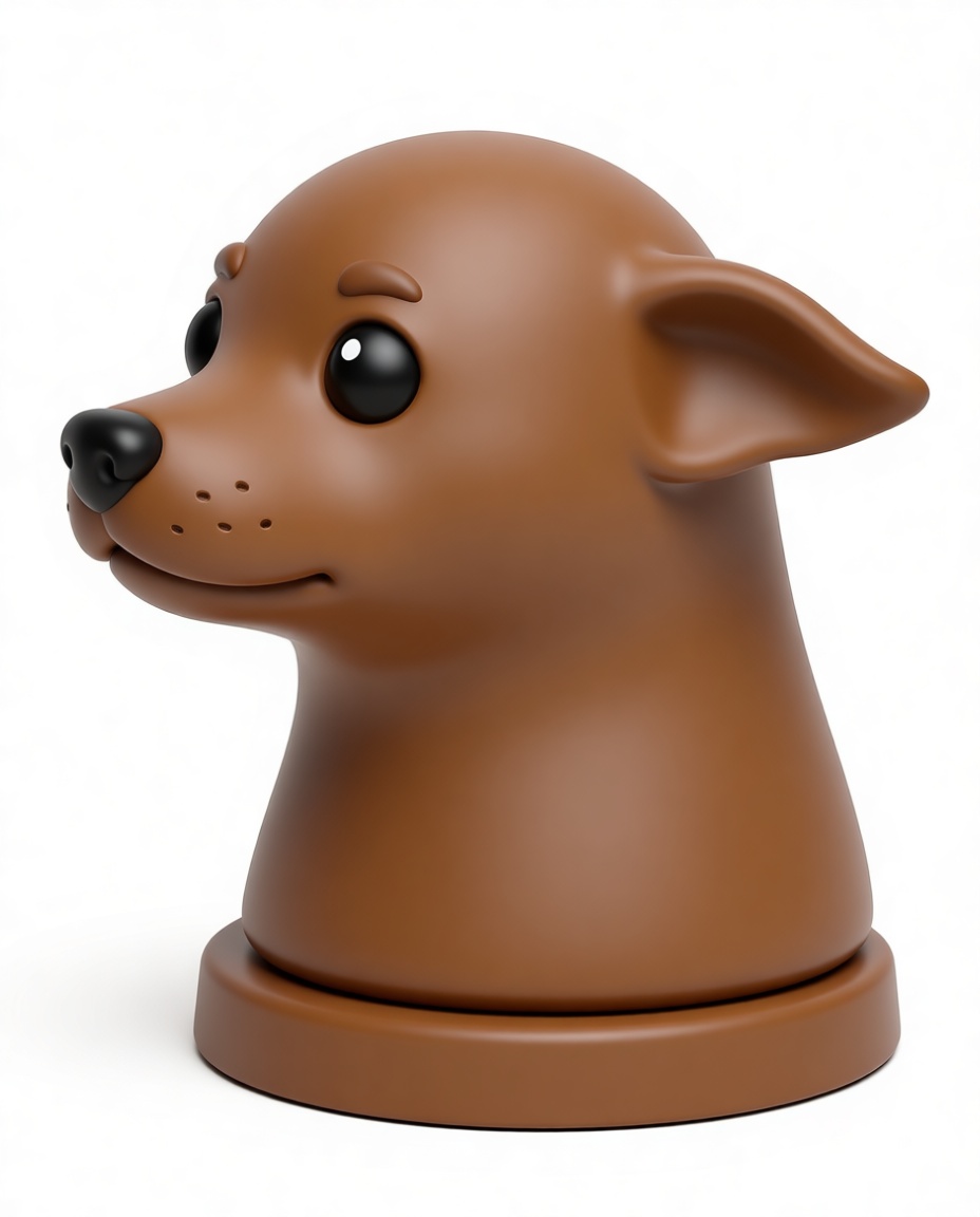 Chihuahua Dog Bust free 3D printable STL