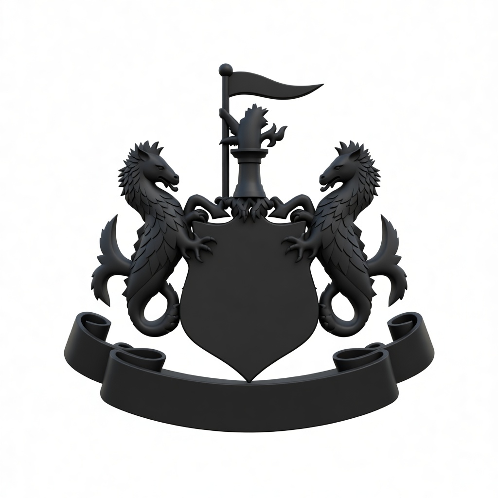 Heraldic Coat of Arms Model free 3D printable STL