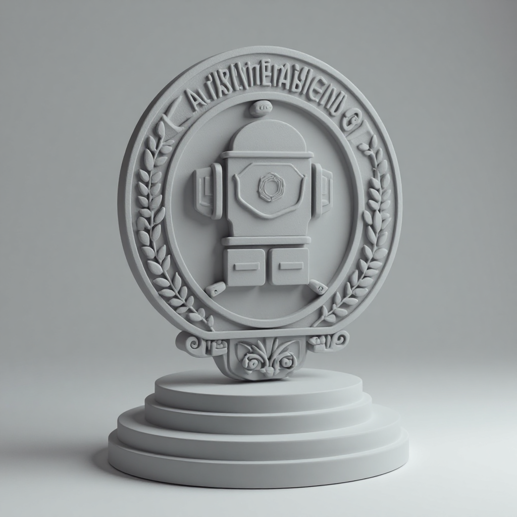 Colégio CEC Robotics Medal free 3D printable STL
