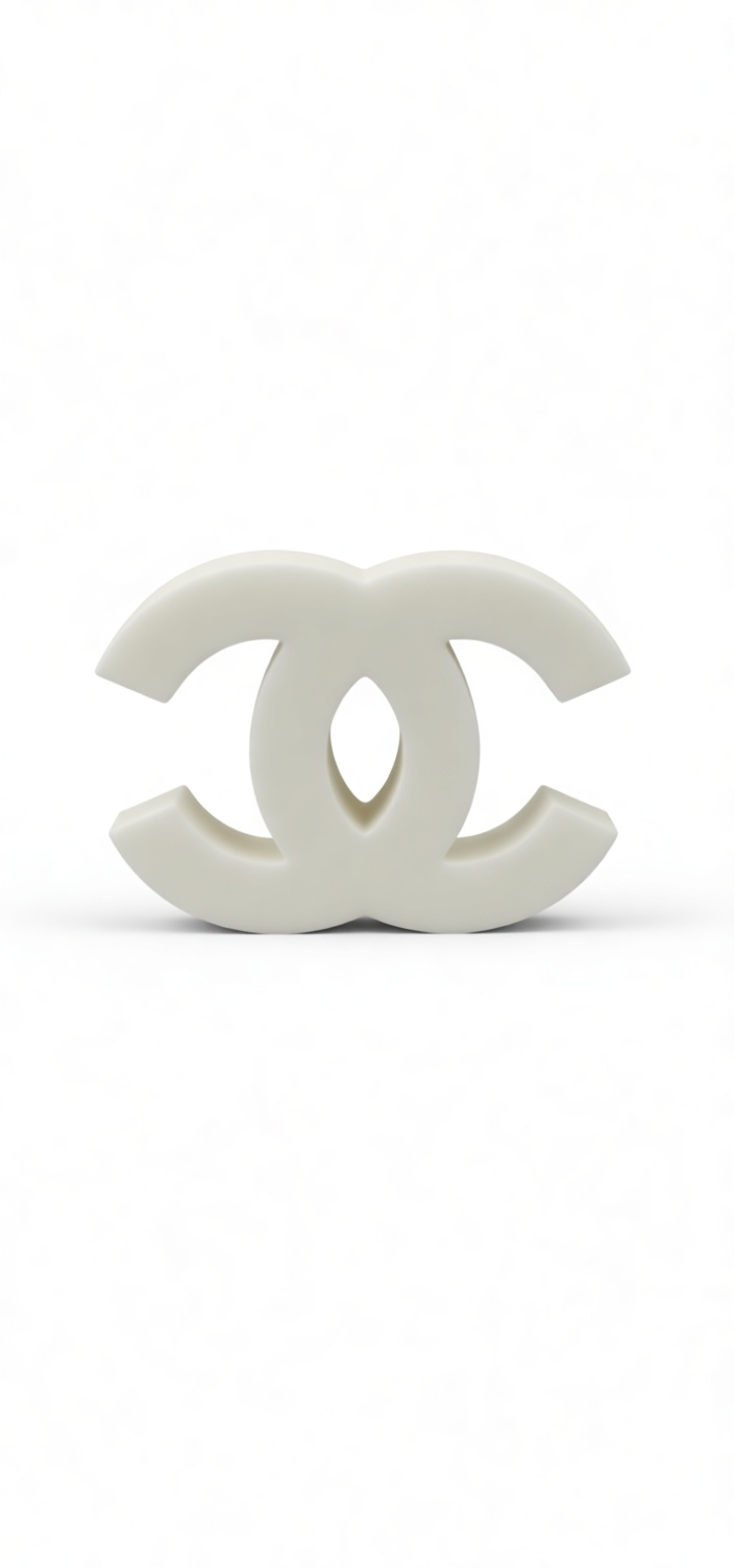 Chanel Logo Sculpture free 3D printable STL