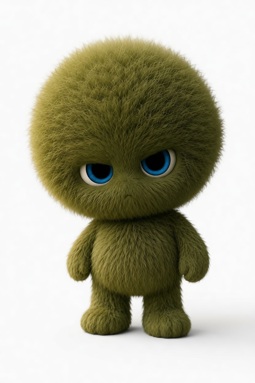 Fuzzy Monster Figurine free 3D printable STL