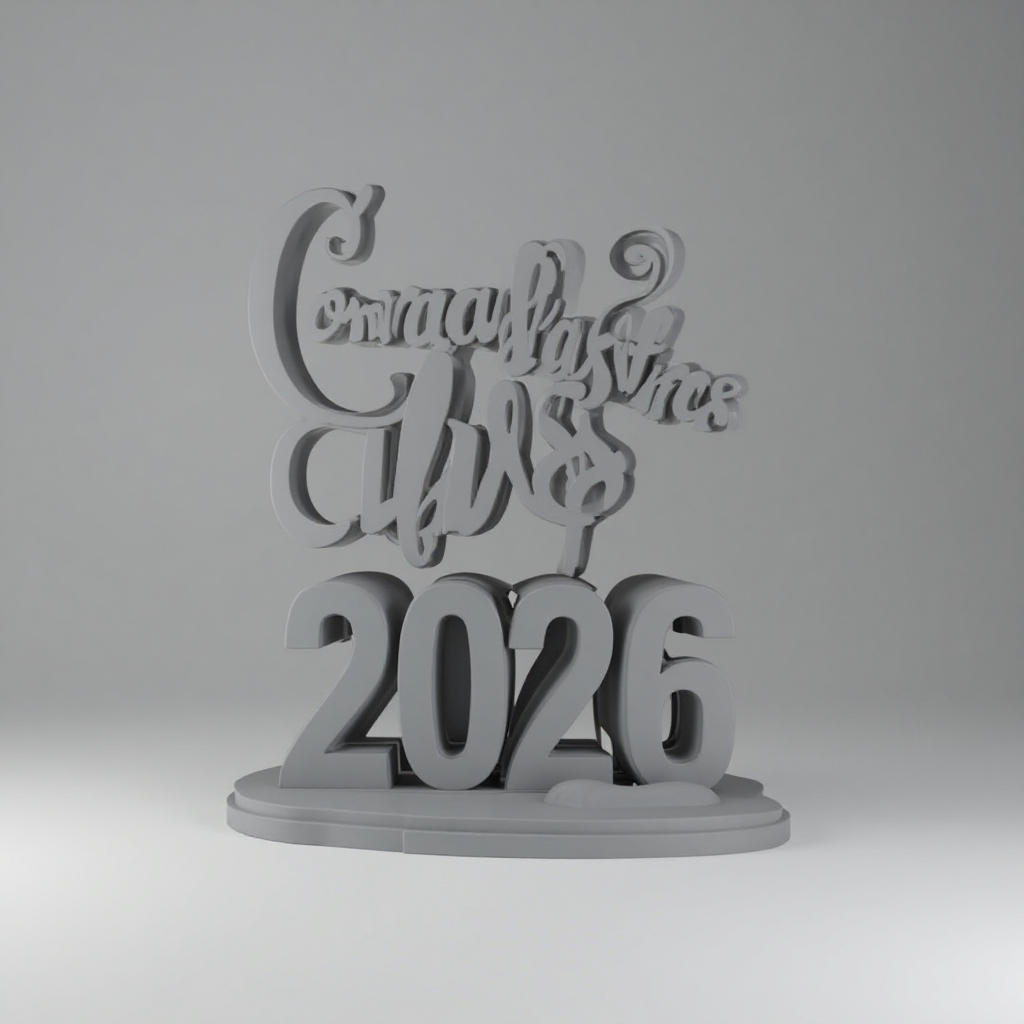 Class of 2026 Trophy free 3D printable STL