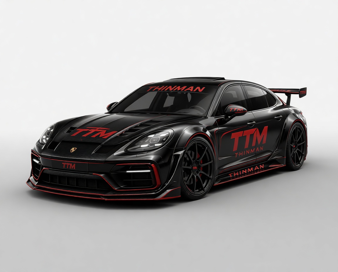 Porsche Panamera TTM Model free 3D printable STL
