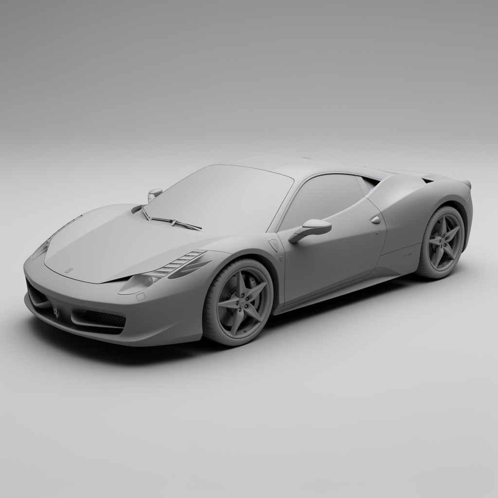 Ferrari 458 Itália Model free 3D printable STL