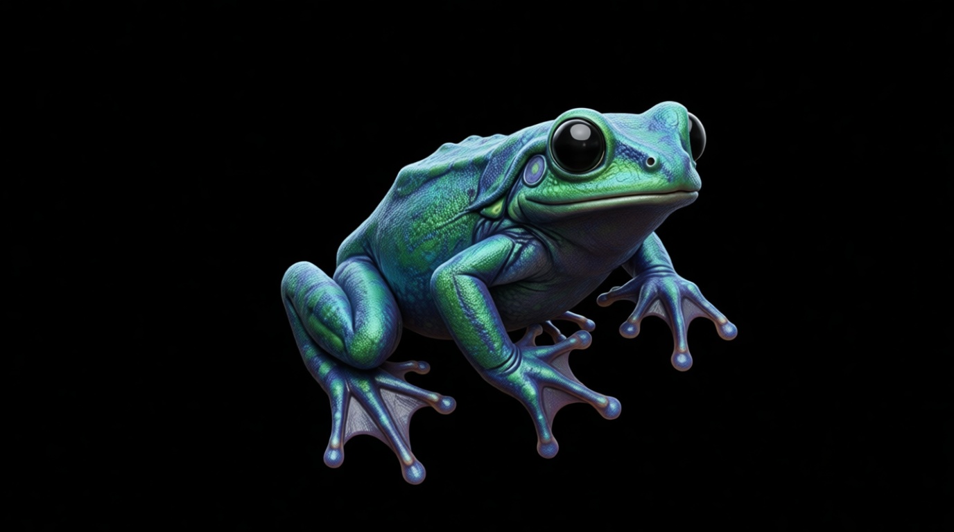 Blue Tree Frog Figurine free 3D printable STL