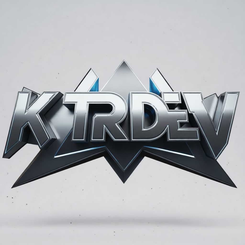 KTRDEV Logo Sculpture free 3D printable STL