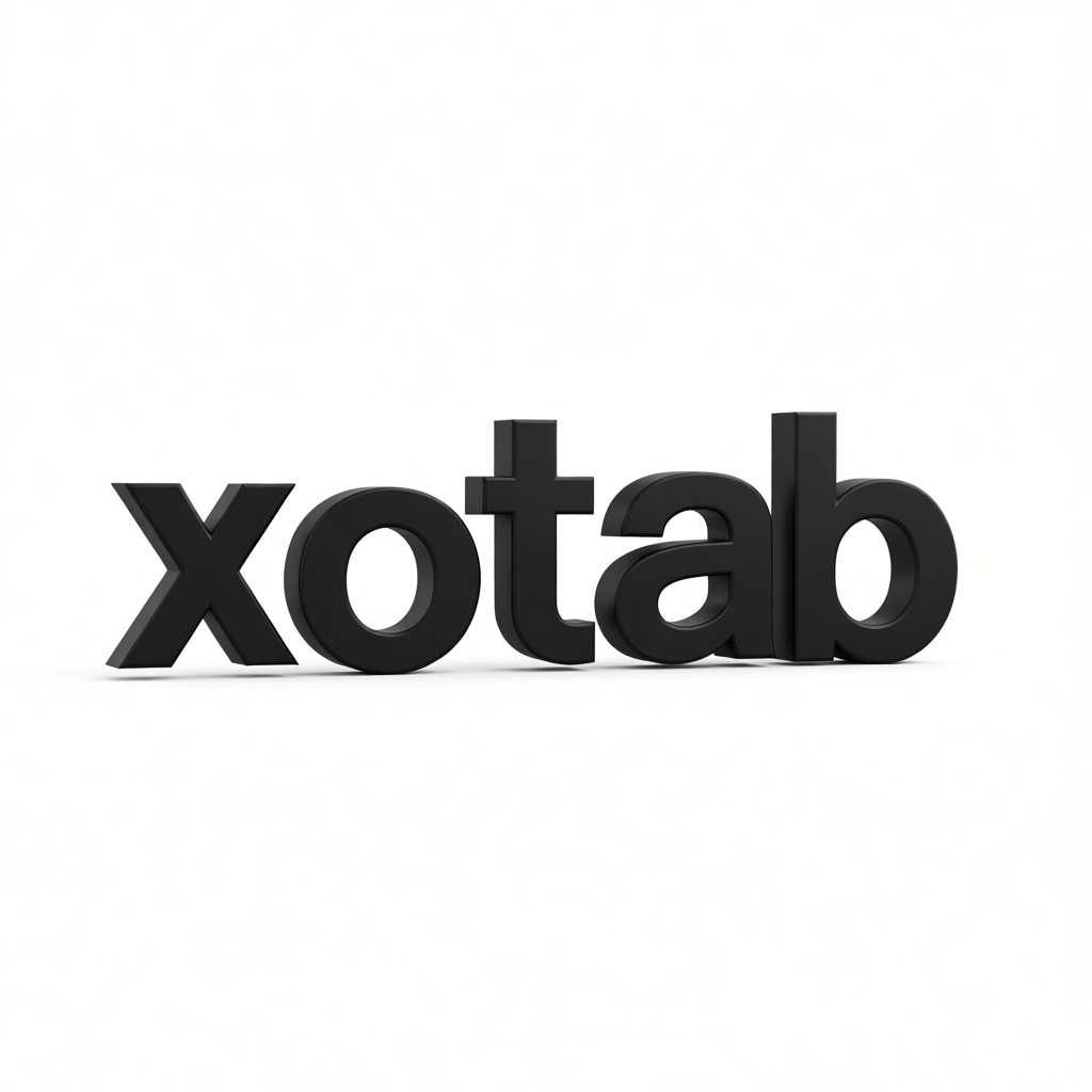 Xotab Text Model free 3D printable STL