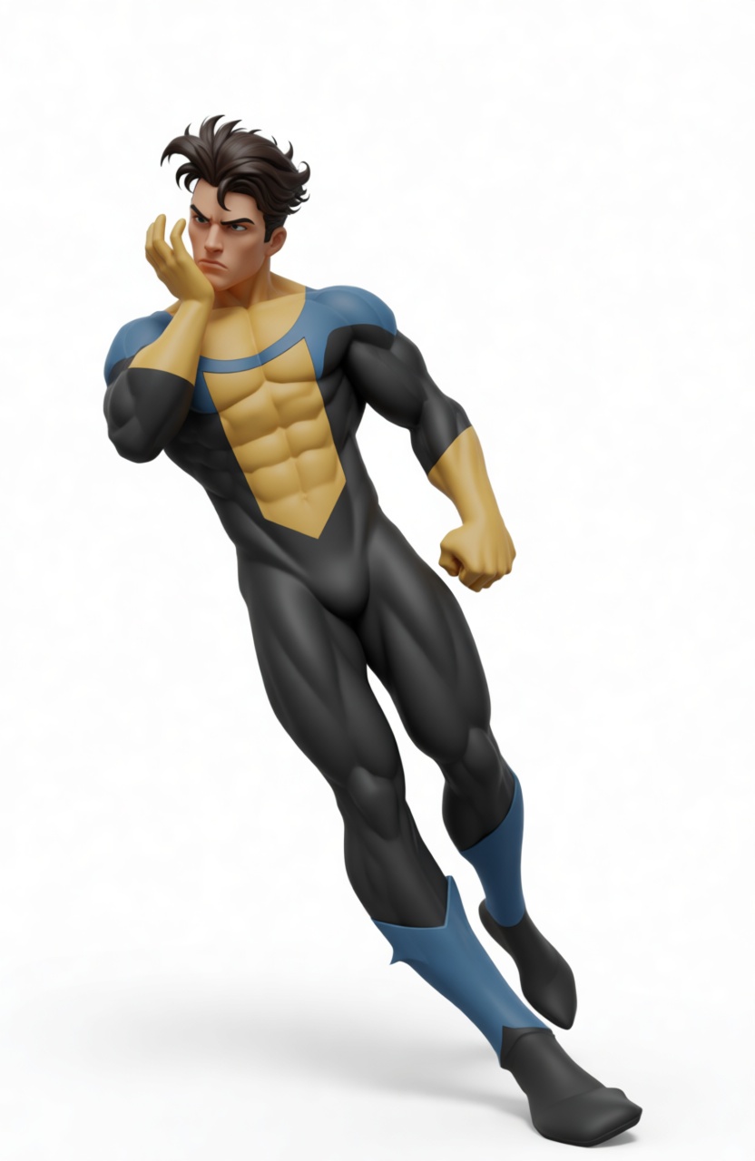 Invincible Superhero Figurine free 3D printable STL