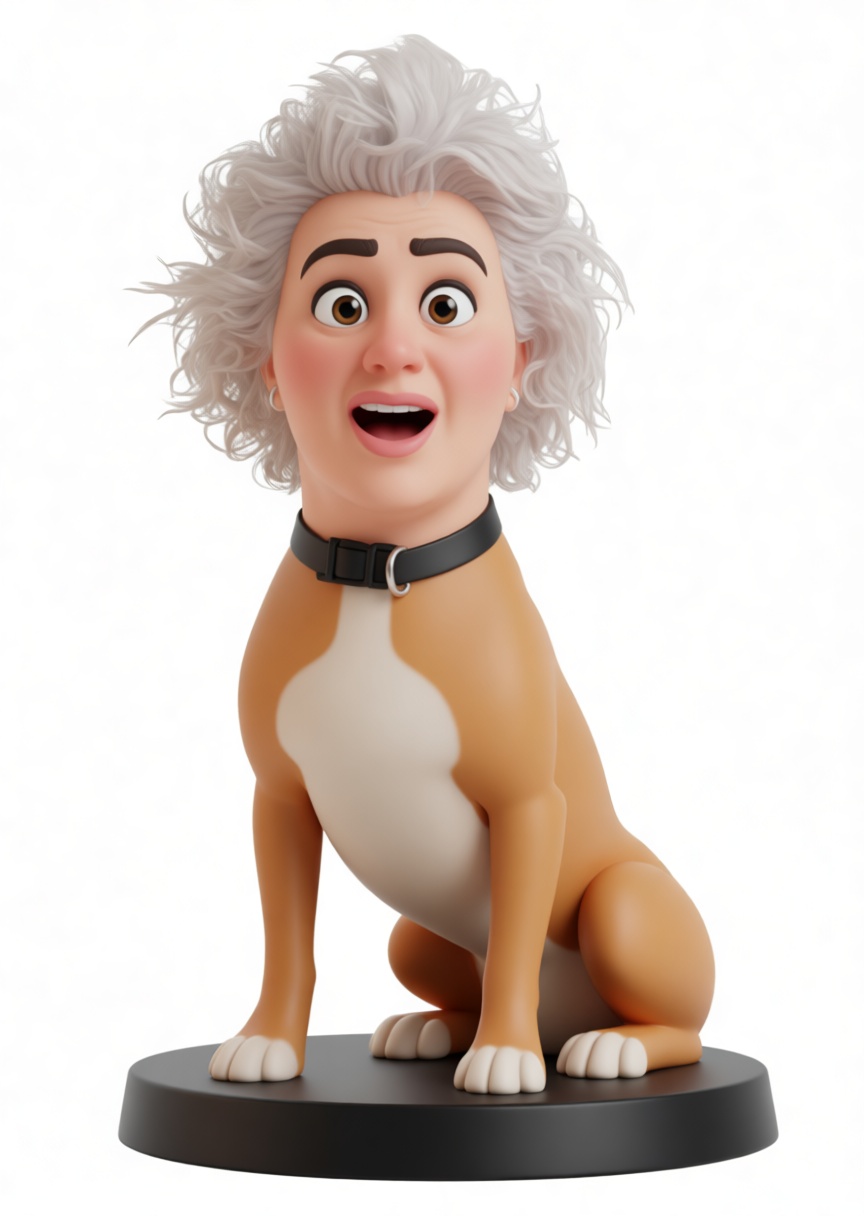 Human-Headed Dog Figurine free 3D printable STL