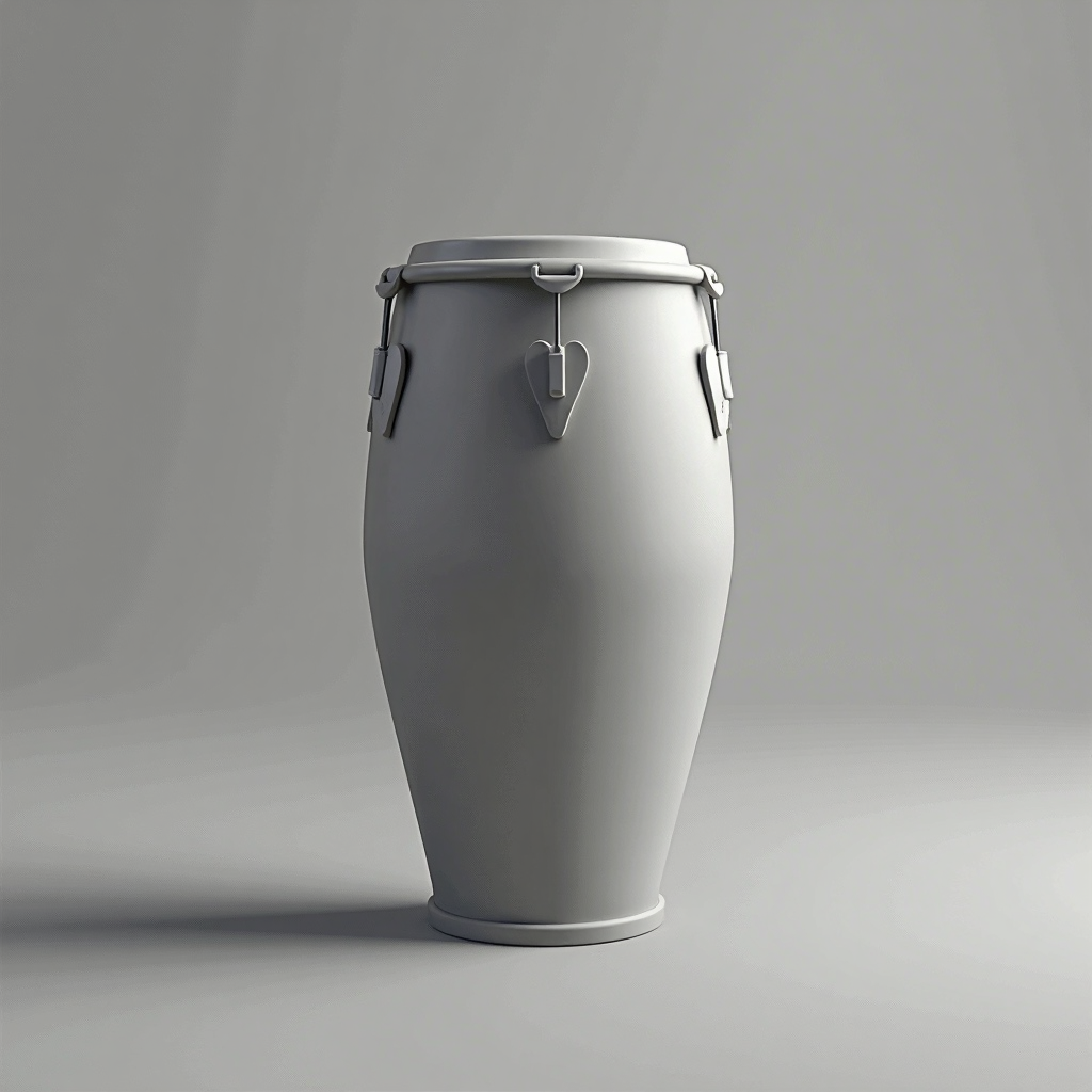 Puerto Rican Conga Drum free 3D printable STL