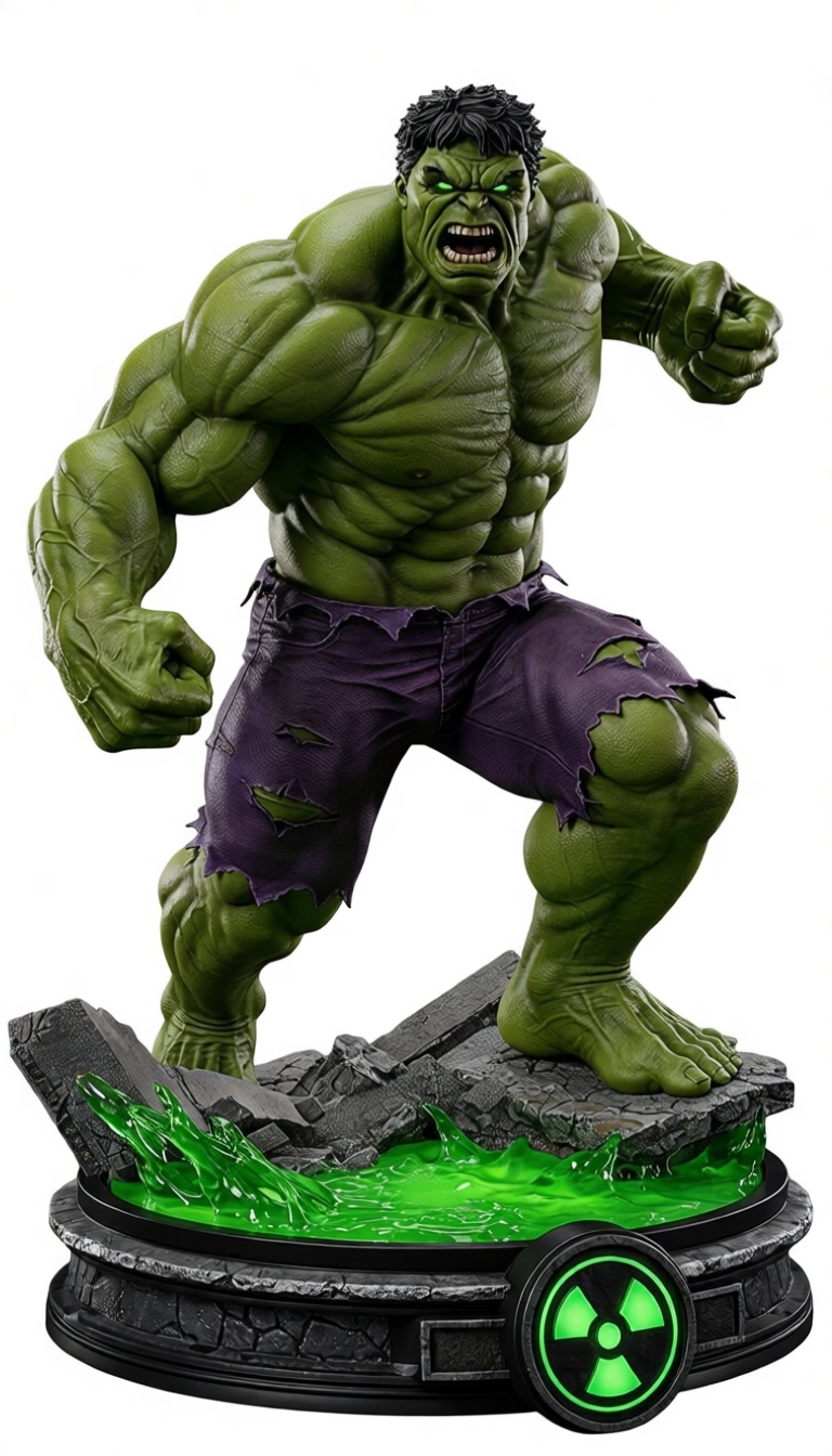 Hulk Statue free 3D printable STL