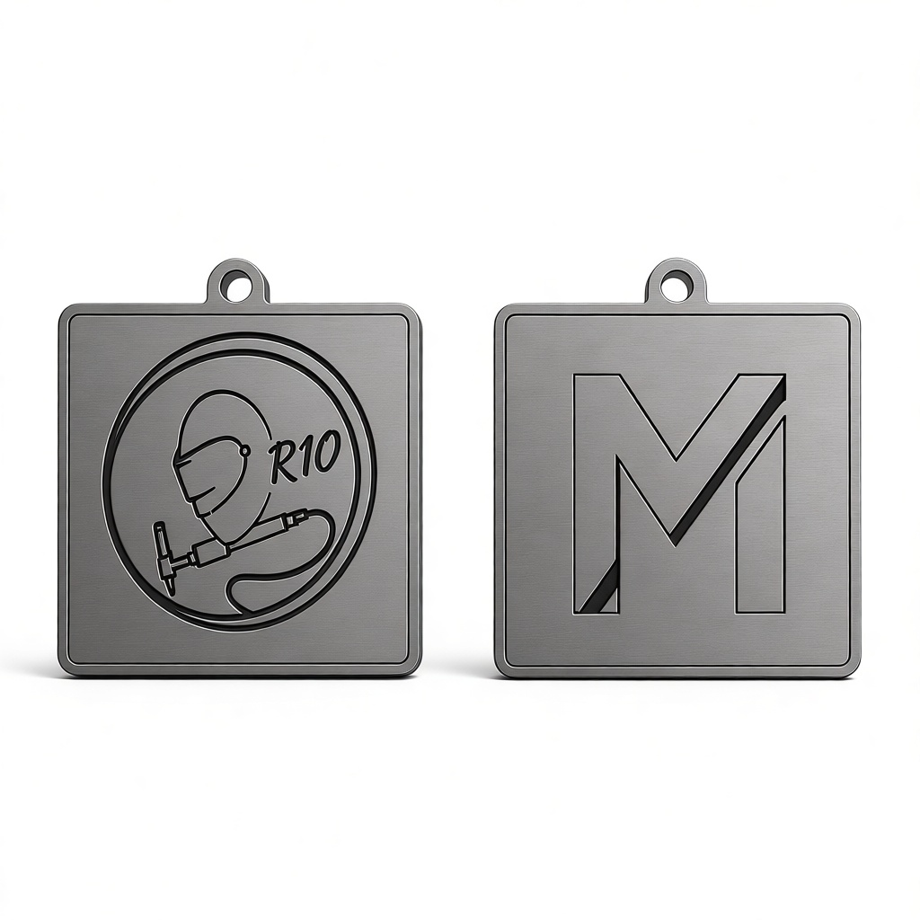 Welding R10 Keychain free 3D printable STL