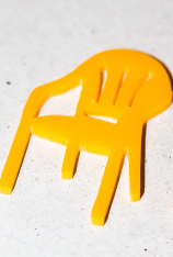 Plastic Lawn Chair Miniature free 3D printable STL
