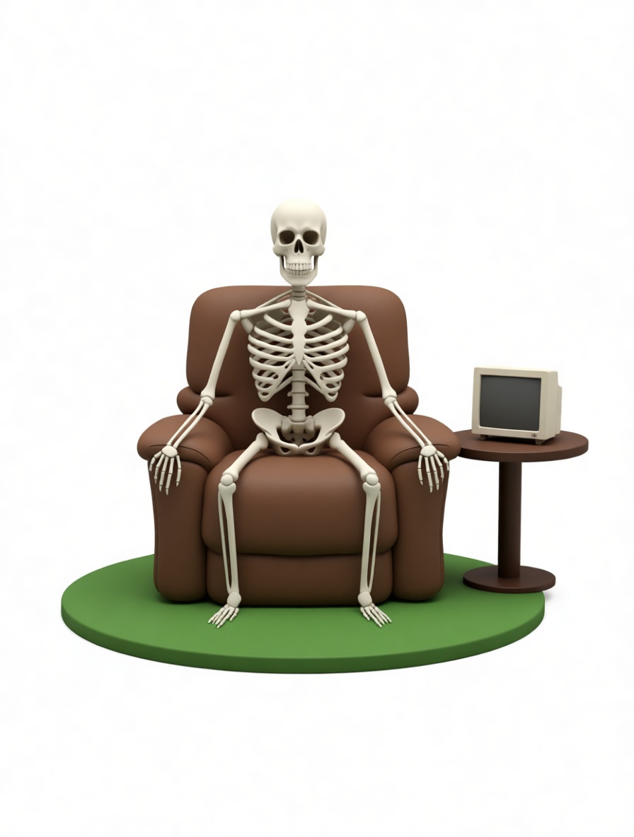 Human Skeleton Figurine free 3D printable STL