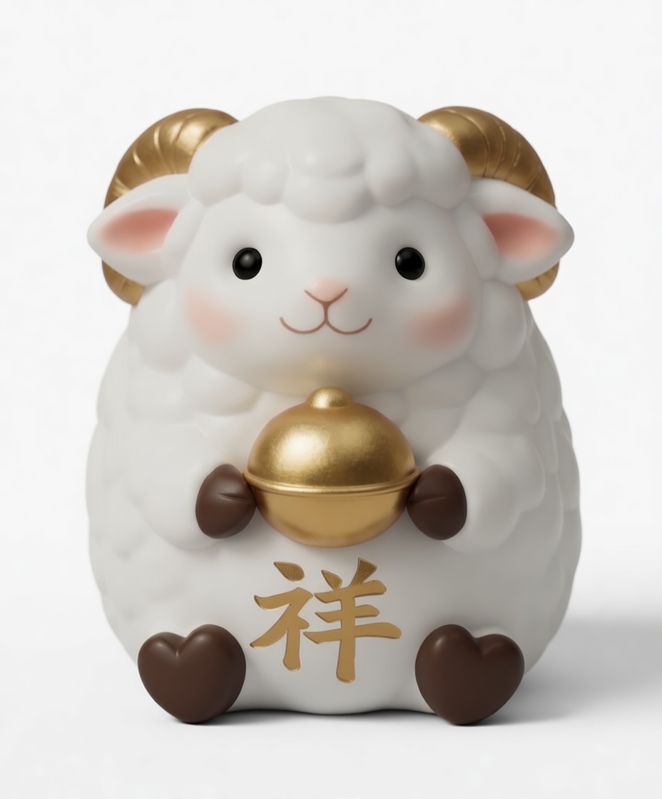 Cute Ram Figurine free 3D printable STL
