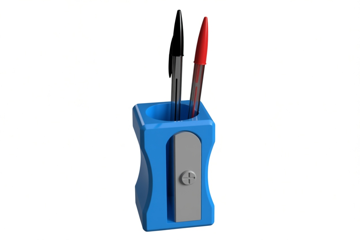 Sharpener Pen Holder free 3D printable STL