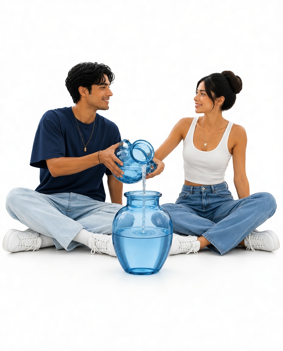 Young Couple Sitting free 3D printable STL