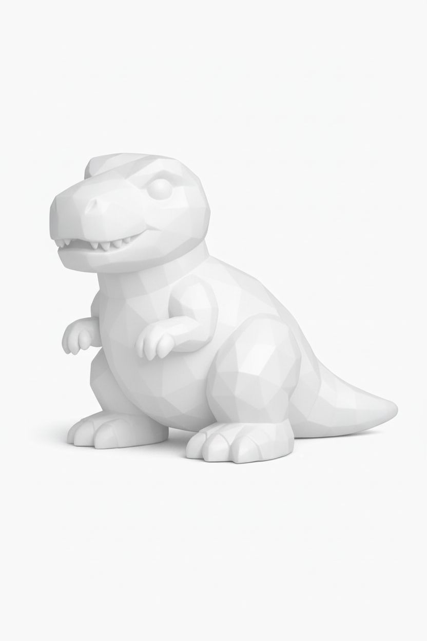 T-Rex Dinosaur Figurine free 3D printable STL