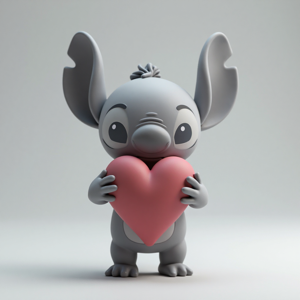 Scrump Figurine Heart Pose - Free 3D Printable STL File