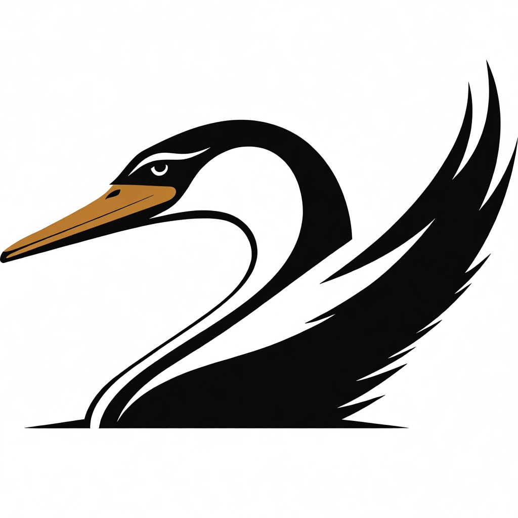 Black Swan Stylized Figurine free 3D printable STL