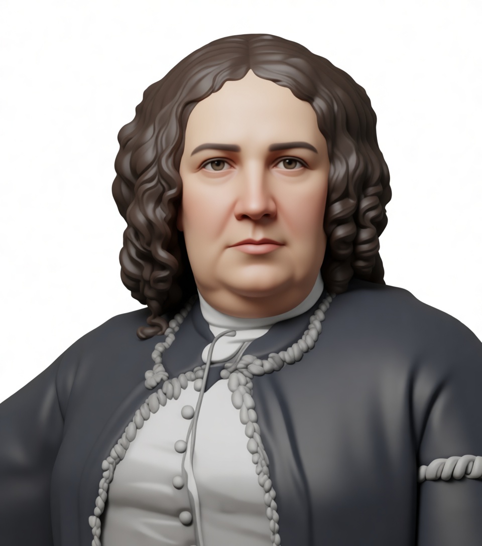 Baroque Woman Bust free 3D printable STL