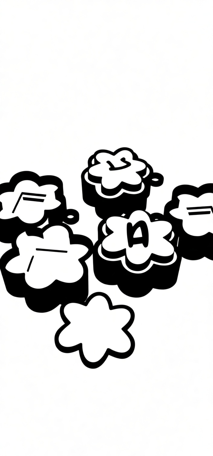 Flower-shaped Cookie Cutter Set free 3D printable STL