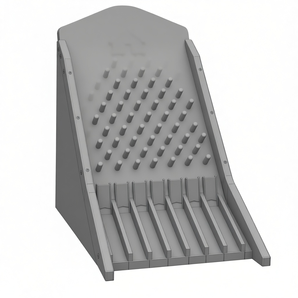 Skee Ball Game Model free 3D printable STL