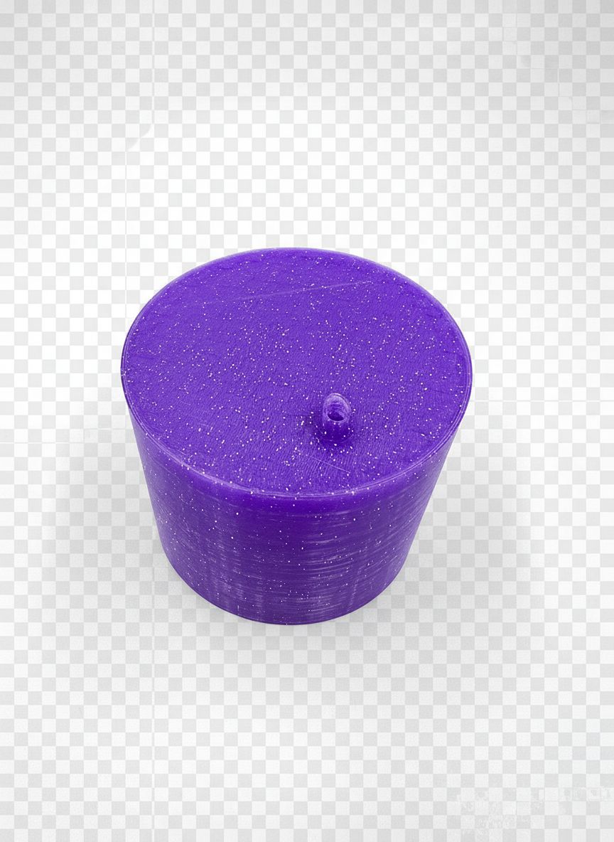 Purple Glitter Candle free 3D printable STL