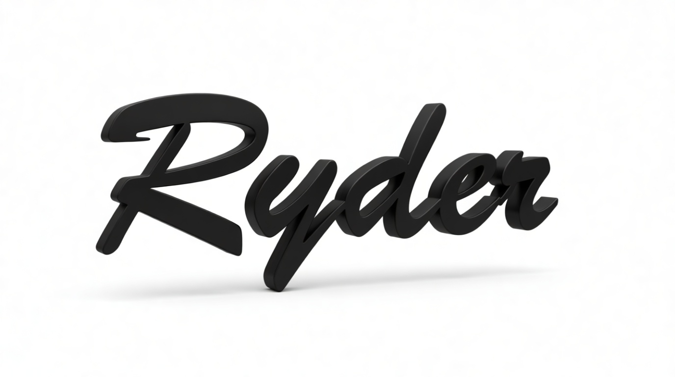 Ryder Name Sign free 3D printable STL