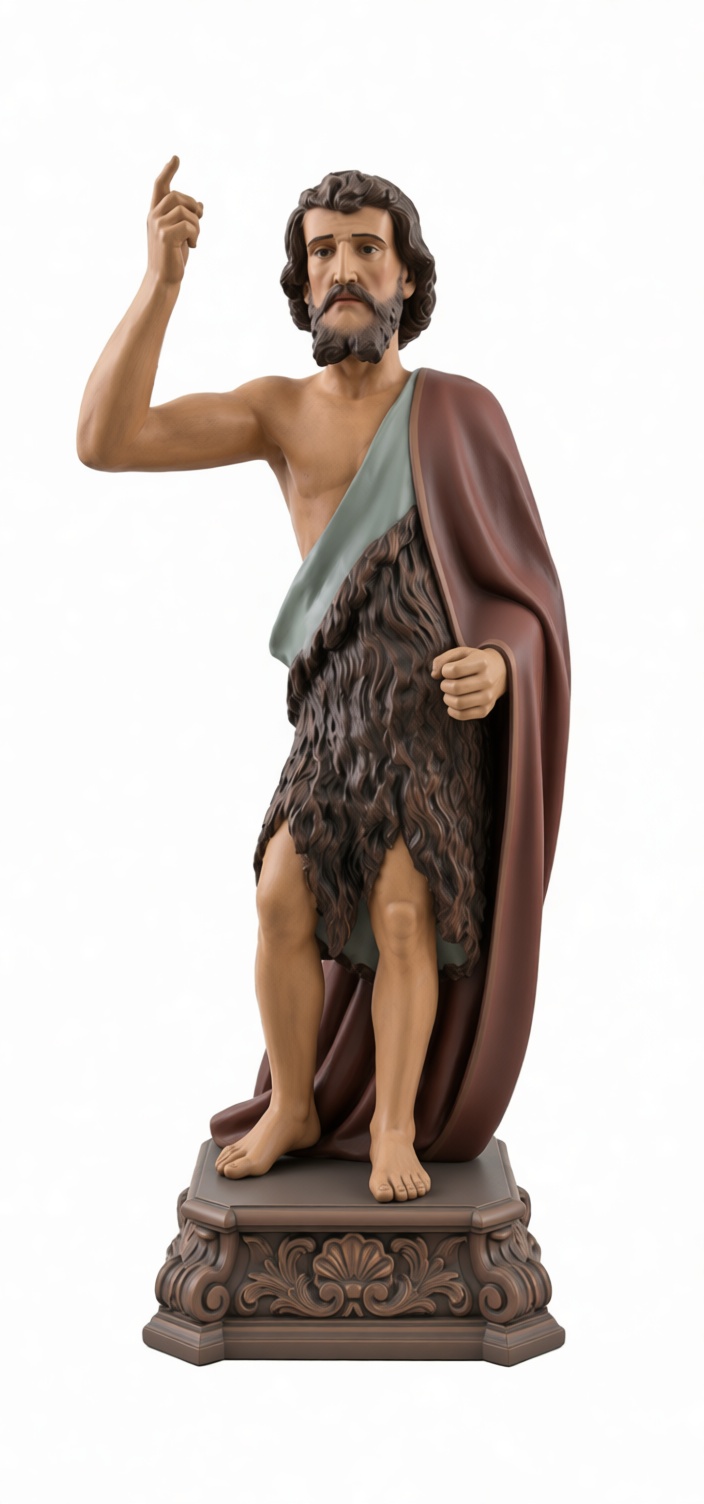 Saint John the Baptist Statue free 3D printable STL