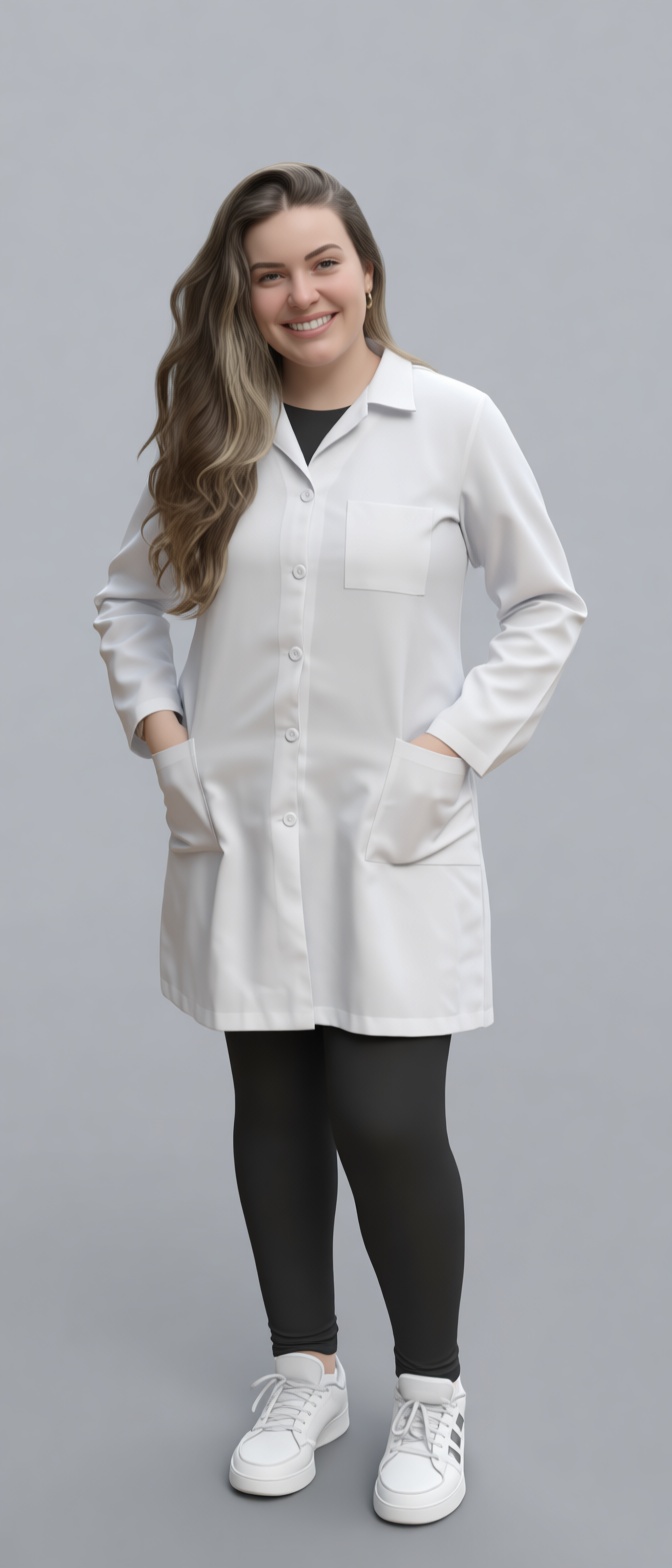 Female Scientist Figurine free 3D printable STL