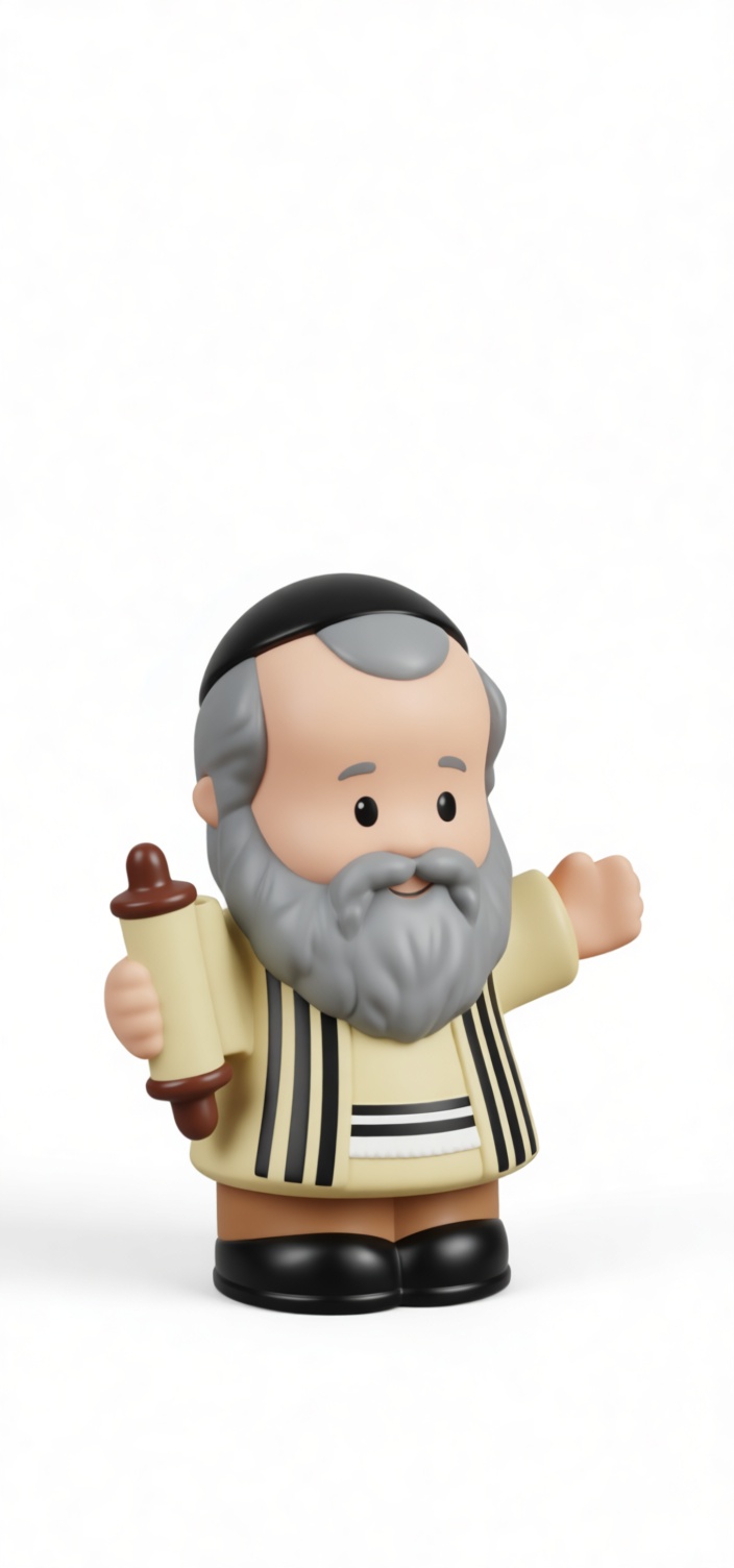 Jewish Rabbi Figurine free 3D printable STL