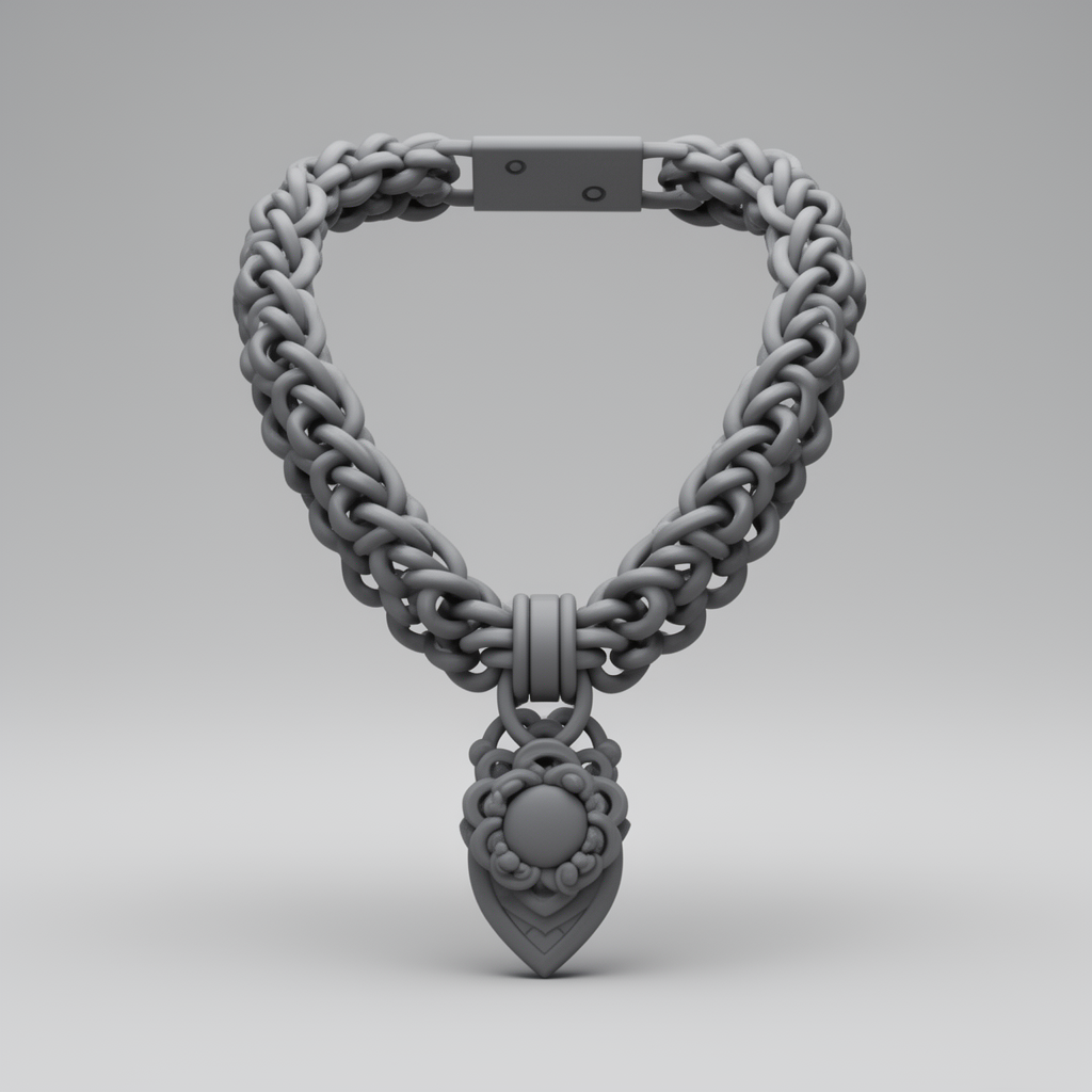 Puerto Rican Necklace Model free 3D printable STL